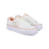 Sneaker DC SHOES "Chelsea Platform", Gr. 6,5(37,5), grau, blushing bride, 55.1% Leder, 44.9% Synthetikmaterial, Schuhe