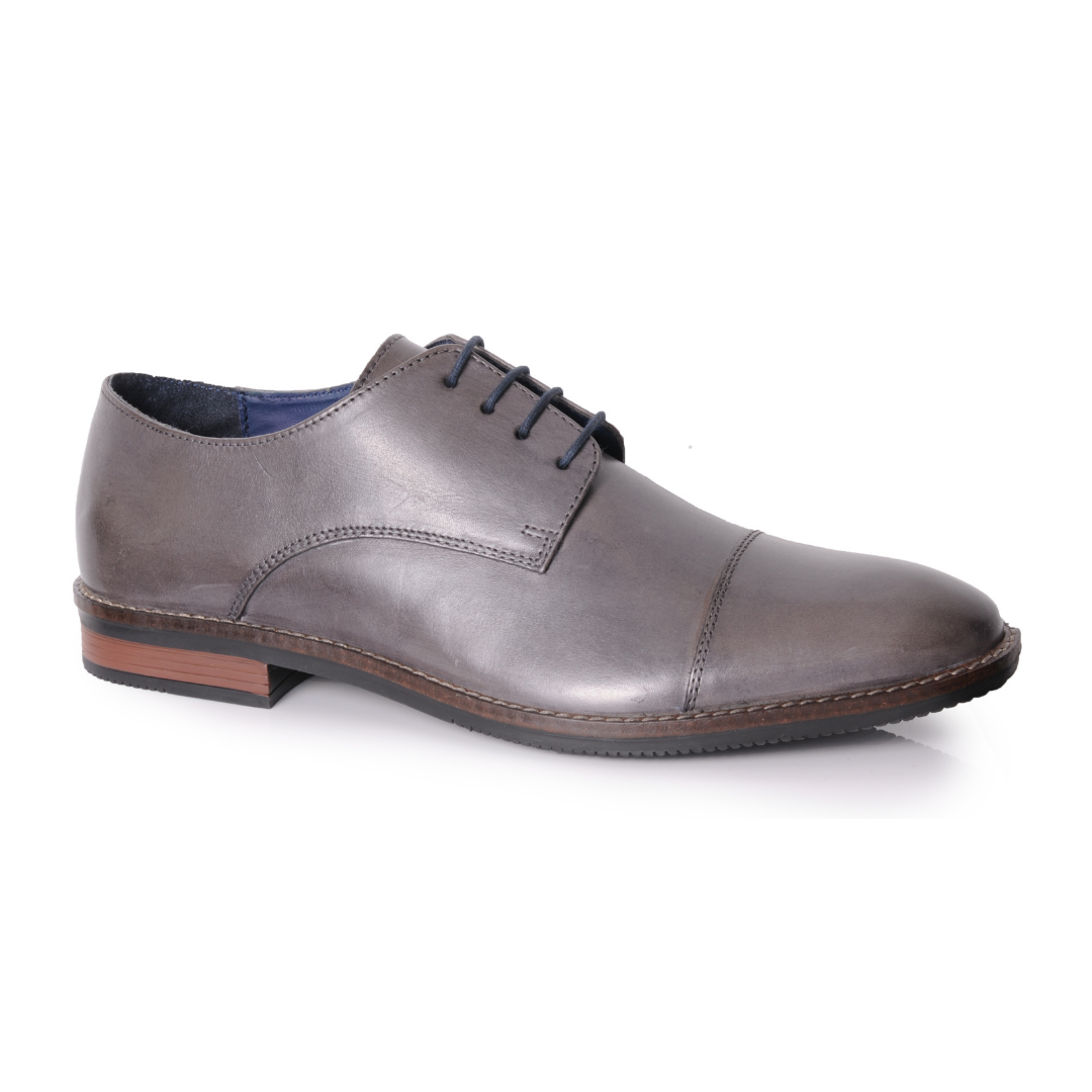 Silver Street London Rufus Mens Derby Shoes Grey - Size UK 11 | Silver Street London Sale | Discount Designer Brands