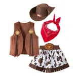 Fantasia pourim Halloween Costumes pour bébé enfant en bas âge enfants enfant filles Cowgirl Cowboy