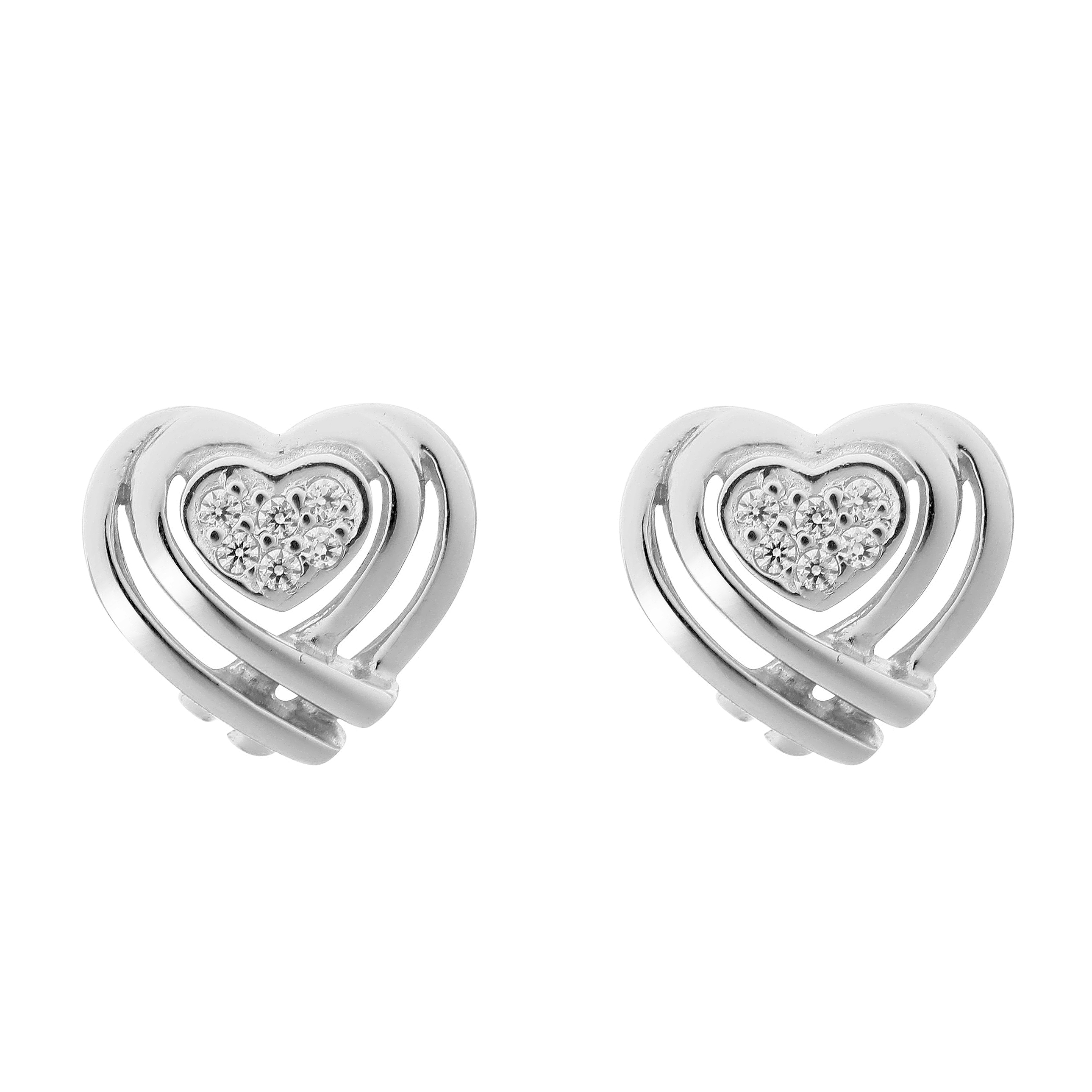Orphelia 'Anni' Ohrstecker für Damen, 925er Sterlingsilber, Silber zo-7368 Image