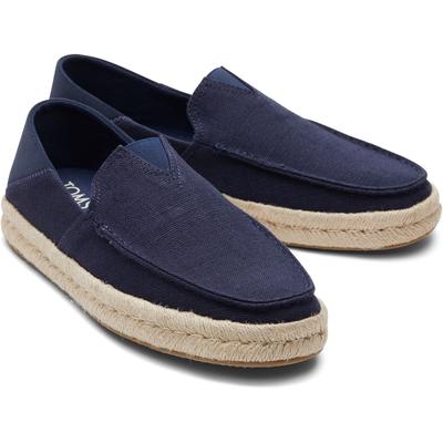 TOMS Alonso Jute Herren Marine Espadrilles Image