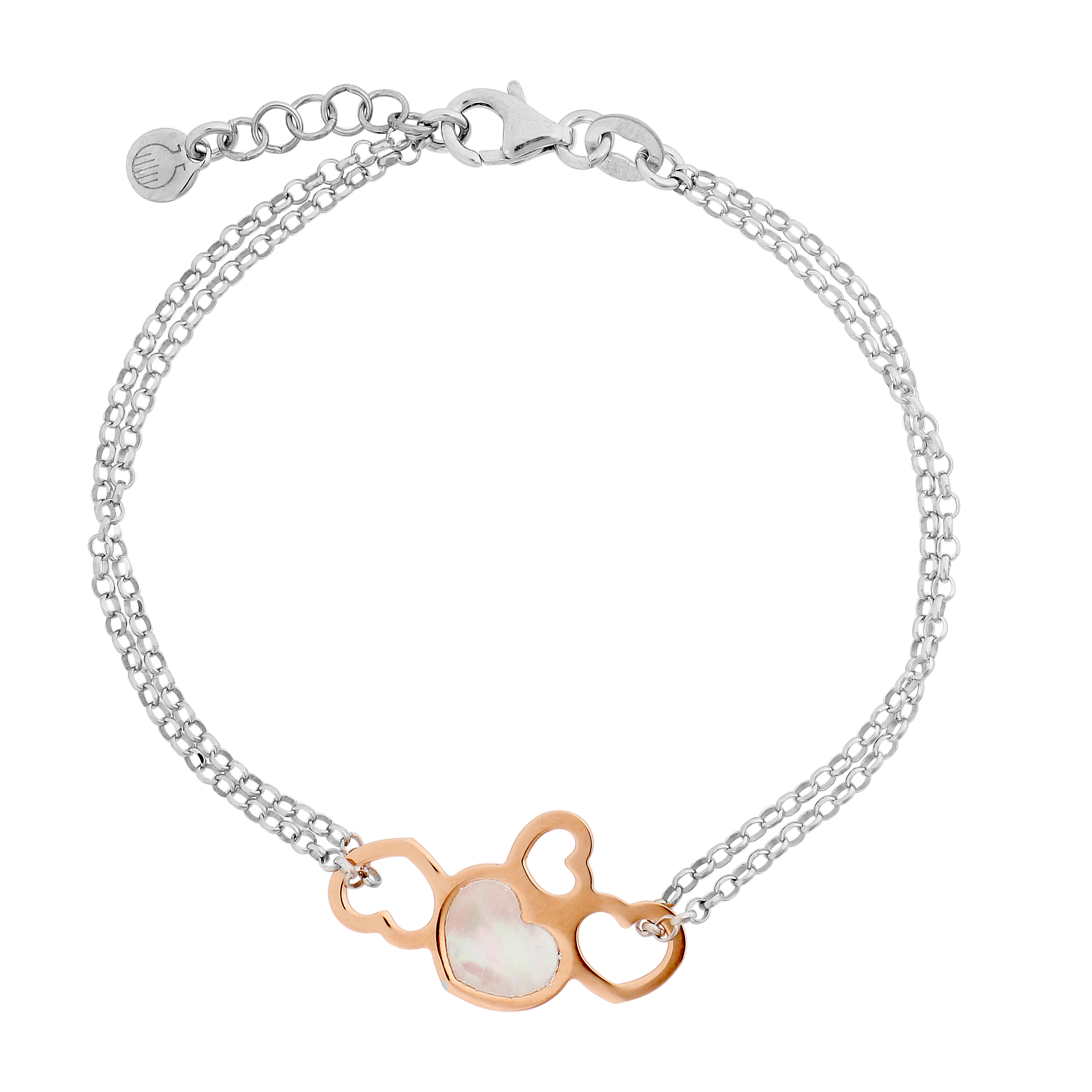 Orphelia 'Maliya' Damenarmband aus 925er Sterling Silber - Silber/Rosé ZA-7388 Image