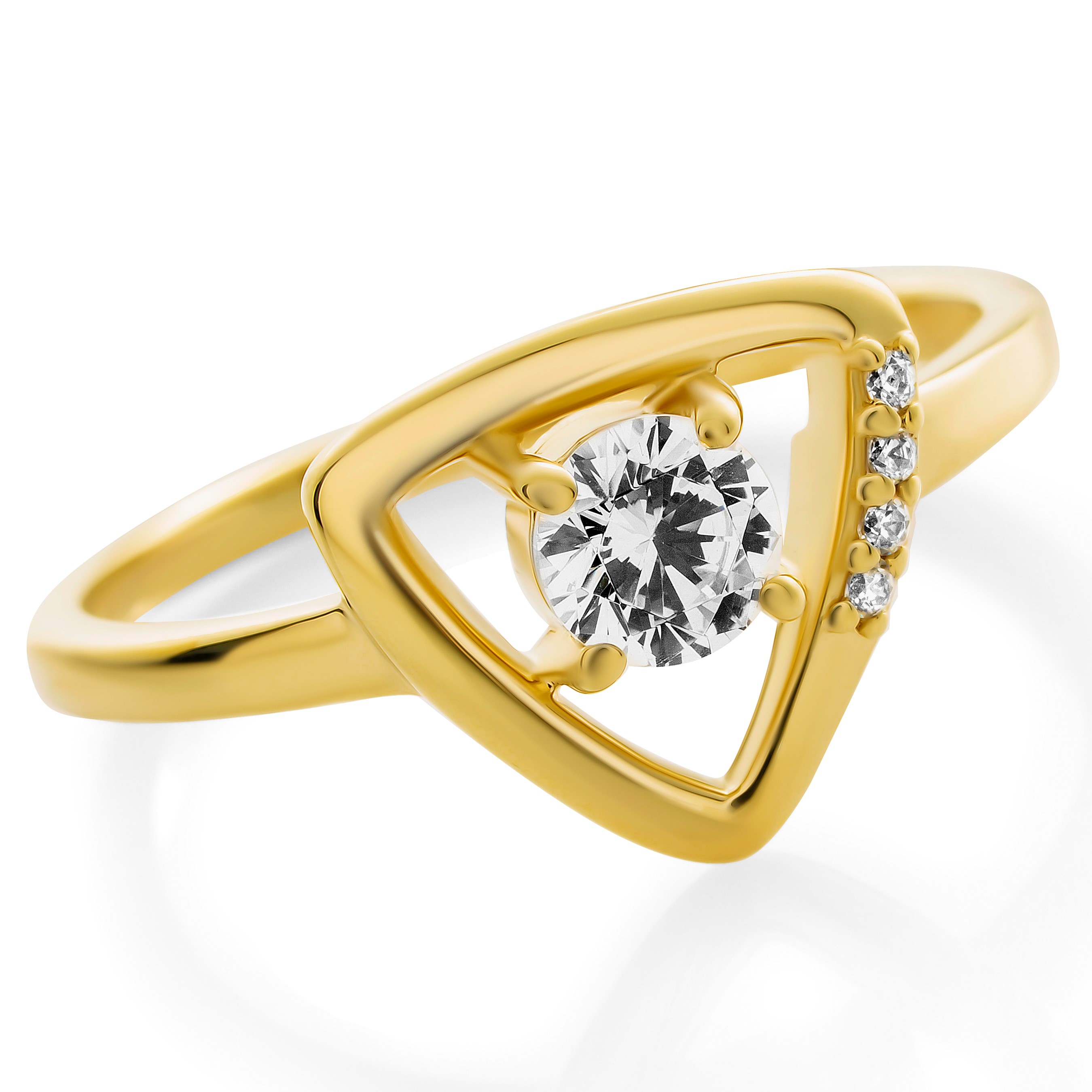 Orphelia 'Santorini' Damen-Ring aus 925er Sterlingsilber – Gold ZR-7570/G