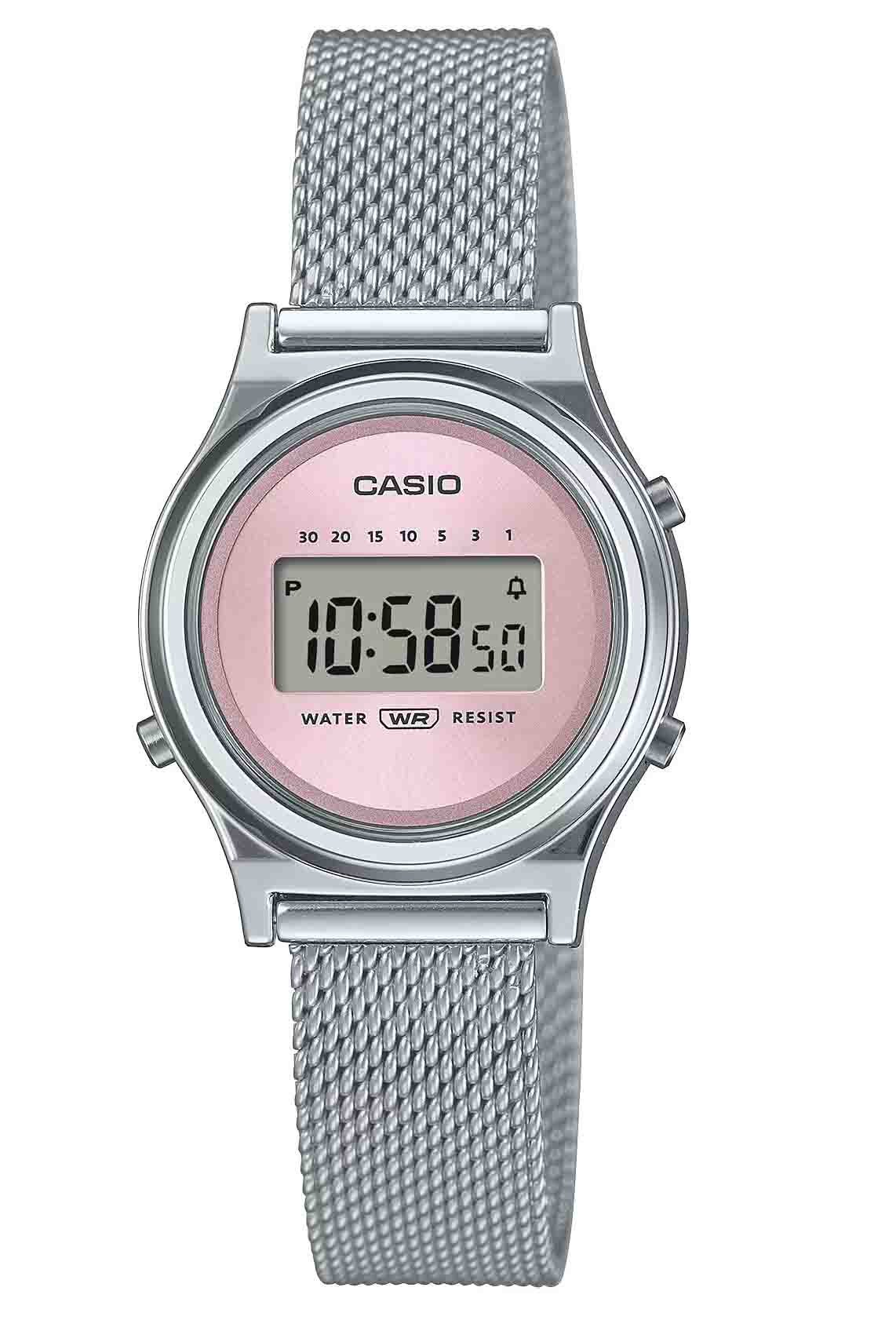Casio Casio Collection Vintage Silber Damen Armbanduhr LA700WEM-4AEF Image