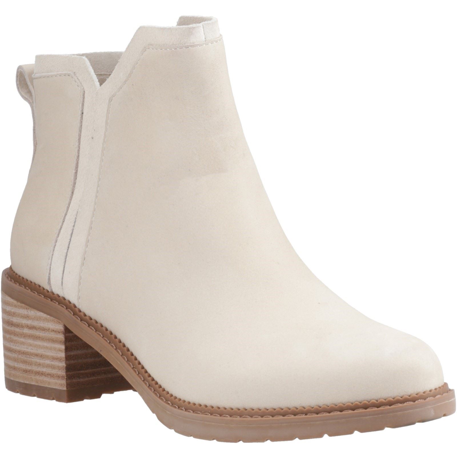 TOMS Hailey Leder Damen Beige Stiefel