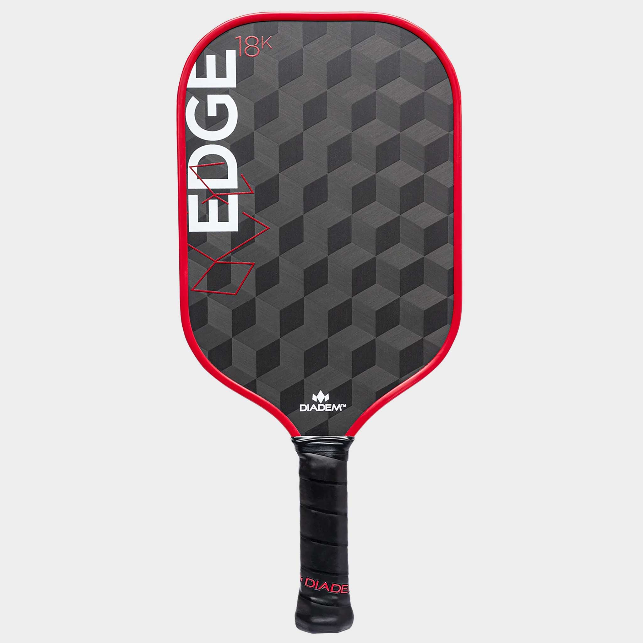 Diadem Edge 18k Power Pro Paddle Pickleball Paddles Red