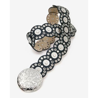 Boston Proper - Black - Grommet Detail Belt - Large
