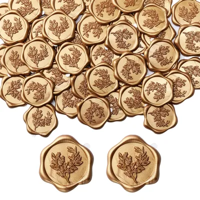 50pcs Wax Seal Stickers Wedding Invitation Envelope Seal Stickers For Invitaion Envelopes Gift