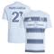 Men's adidas Manu Garcia Light Blue Sporting Kansas City 2025 One KC Replica Player Jersey