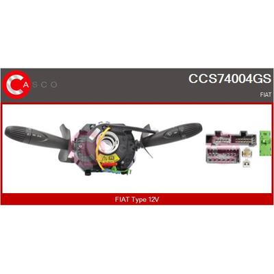 CASCO Lenkstockschalter 12V für FIAT 735267952 735267951 735287450 CCS74004GS Image