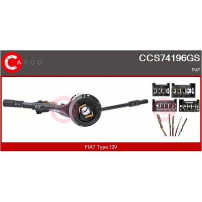 CASCO Lenkstockschalter 12V für FIAT 180938380 5965260 7560221 CCS74196GS Image