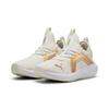 Laufschuh PUMA "SOFTRIDE ENZO 5 METALLIC WN'S", Gr. 40, warm weiß, puma gold, puma schwarz, Textil, sportlich, Schuhe