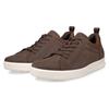 Sneaker ECCO "BYWAY", Herren, Gr. 43, braun (dunkelbraun), Nubukleder, sportlich, Schuhe, Schnürschuh, Halbschuh, Freizeitschuh mit griffiger Laufsohle