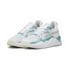 Sneaker PUMA "RS-X ASTRO ESCAPE WNS", Gr. 39, puma weiß, modern mint, Textil, colorblocking, sportlich, Schuhe