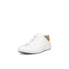 Sneaker ECCO "ECCO Soft 7 M", Herren, Gr. 42, braun (weiß, braun), Leder, sportlich, Schuhe, Freizeitschuh, Halbschuh, Schnürschuh mit heller Laufsohle