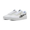 Sneaker PUMA "CARINA 3.0 SNAKE CHIC", Gr. 42, puma weiß, vapor gray, puma aged silber, sportlich, Schuhe