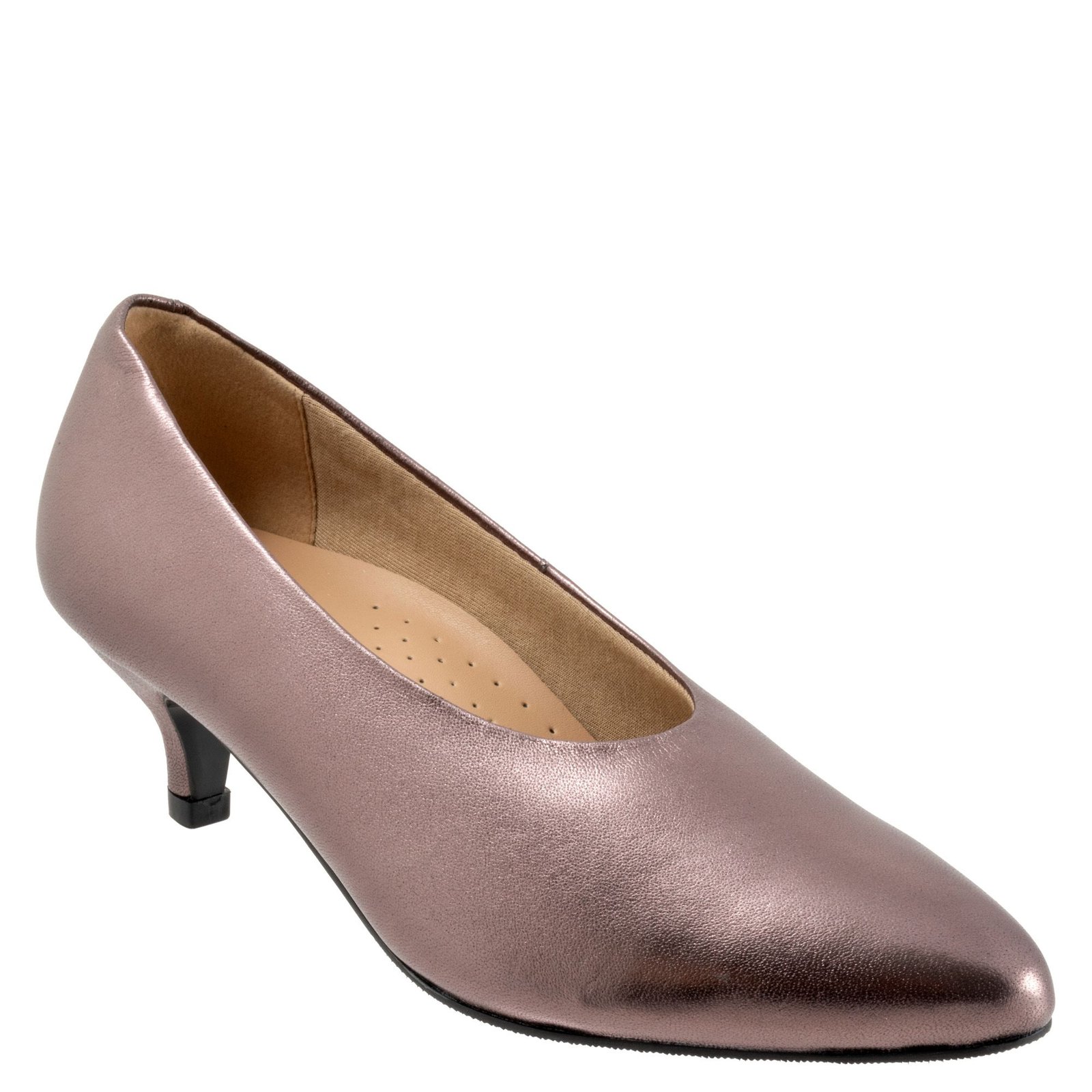 Trotters Kimber - Womens 6.5 Pewter Pump Medium