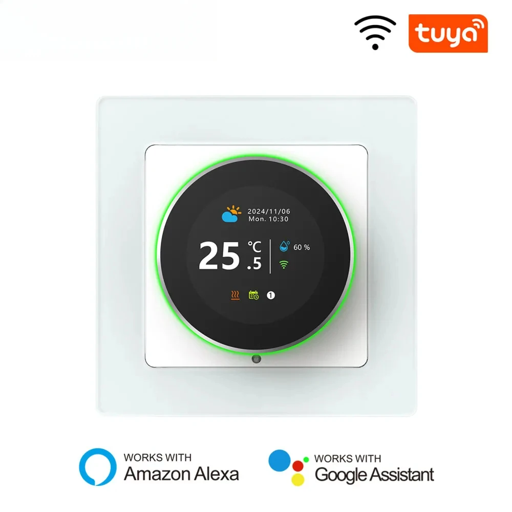 Tuya WiFi Smart Knob Thermostat Wasser Gas Kessel Elektrische Heizung Temperatur Controller Funktioniert Mit Alexa Google Hause Image