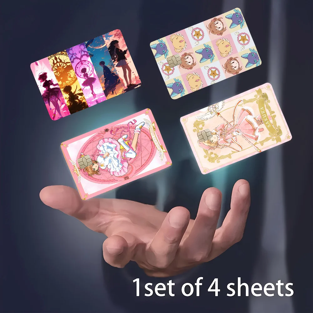 Card Captor Sakura Anime Cartoon Aufkleber Film Haut für Kreditkarte Debit Bank Bus Karte Image