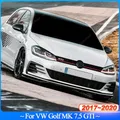 TCR Stile Per VW Golf 7.5 MK 7.5 GTI 2017 2018 2019 2020 Nero Lucido Auto Paraurti Anteriore Splitter Lip Copertura Della Protezione Bodykits Tuning
