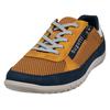 Sneaker BUGATTI, Herren, Gr. 45, gelb, Lederimitat, Textil, sportlich, Schuhe, Freizeitschuh, Halbschuh, Schnürschuh mit Kontrastbesätzen