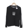 Vans Herren Langarmshirt, Gr. 48, schwarz, Baumwolle