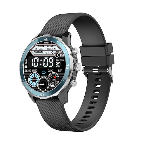 696 LC315B Smartwatch 1.27 Zoll Smartwatch Fitnessuhr Bluetooth Schrittzähler Anruferinnerung Schlaf-Tracker Kompatibel mit Android iOS Damen Herren Freisprechanlage Nachrichterinnerung IP 67 41mm Image
