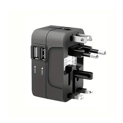 Universal Travel Adapter Multi-pin Plug Dual USB Port Power Outlet Charger Converter EU US UK AU Plug Available
