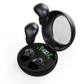 Cuffie Mini Wireless 5.3 per Sonno con Touch Biometrico Suono HiFi Stereo Display Digitale LED Cavo Antinodoso Auricolari Semi-Open-Back per Esercizio