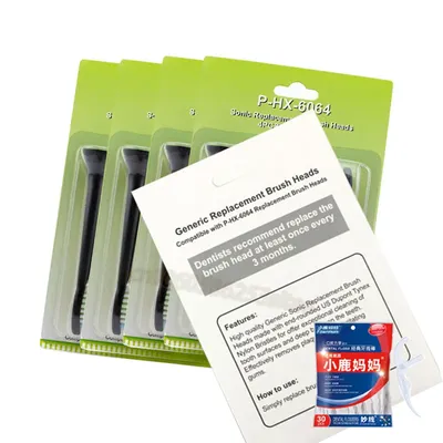 20/8PCS Replacement Toothbrush Heads HX6064 For HX9043/HX9063/HX9073/HX3226/HX9362/HX9911/HX9924 DuPont Replace Nozzles C3 W3 G3