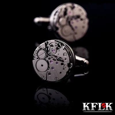 KFLK brand high quality mechanical cufflinks men cuff links wedding gift French shirt button 2017