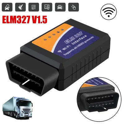 ELM327 WIFI V1.5 OBD2 Scanner Car Fault Code Reader OBDII Adapter For IOS Android Auto Diagnostic