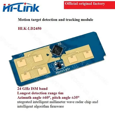 HLK-LD2450 24G MM Wave Human Motion Tracking Radar Sensor Module Sensing Distance 6M New Original