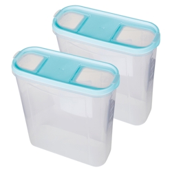 Bestlivings Frischhaltebox Schüttdose 4,5 Liter - 2er Pack ( 2 Stück ) Türkis Image