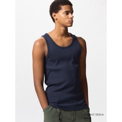 Uniqlo - Dry Ribbed Vest Top - Navy