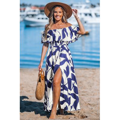 Chasing Sunsets Abstract Maxi Dress