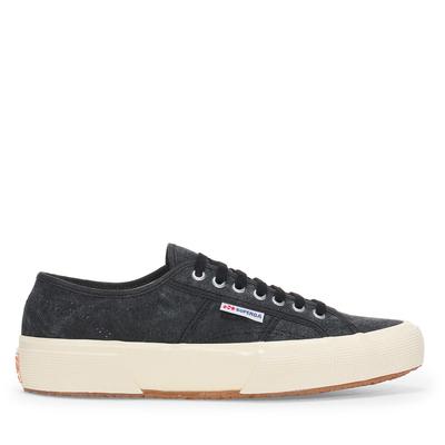 Superga 2750 Og Washed Cotton - Black Washed off White Trainers