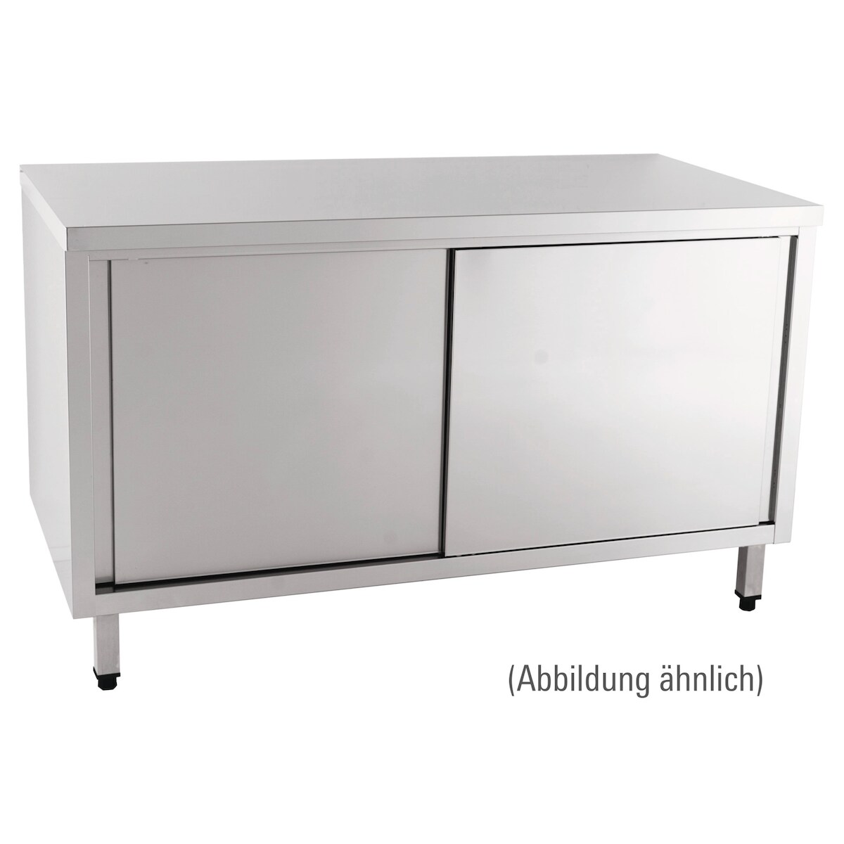 Arbeitsschrank mit Schiebetüren ohne Aufkantung 1800 x 700 x 850 mm Image