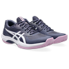 Tennisschuh ASICS "GAME FF CLAY/OC", Gr. 40,5, indigo fog, weiß, Textil, Synthetik, sportlich, Schuhe, All-Courtschuhe für alle Untergründe
