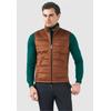 Steppweste PIERRE CARDIN, Herren, Gr. M, braun, 100% Polyurethan, casual, normal, Westen, Mit Frontreißverschluss