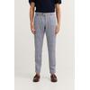 Chinohose BUGATTI, Herren, Gr. 32, Länge 32, 380, marine, 77% Polyester, 17% Viskose, 6% Elasthan, kariert, casual, normal, Hosen, mit Stretchfunktion