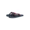 Zehentrenner TOMMY HILFIGER "PADDED COMFORT HILFIGER B SANDAL", Herren, Gr. 48, blau (dunkelblau), Lederimitat, Textil, casual, Schuhe, Sommerschuh, Schlappen, Badeschuh mit Logoschriftzug
