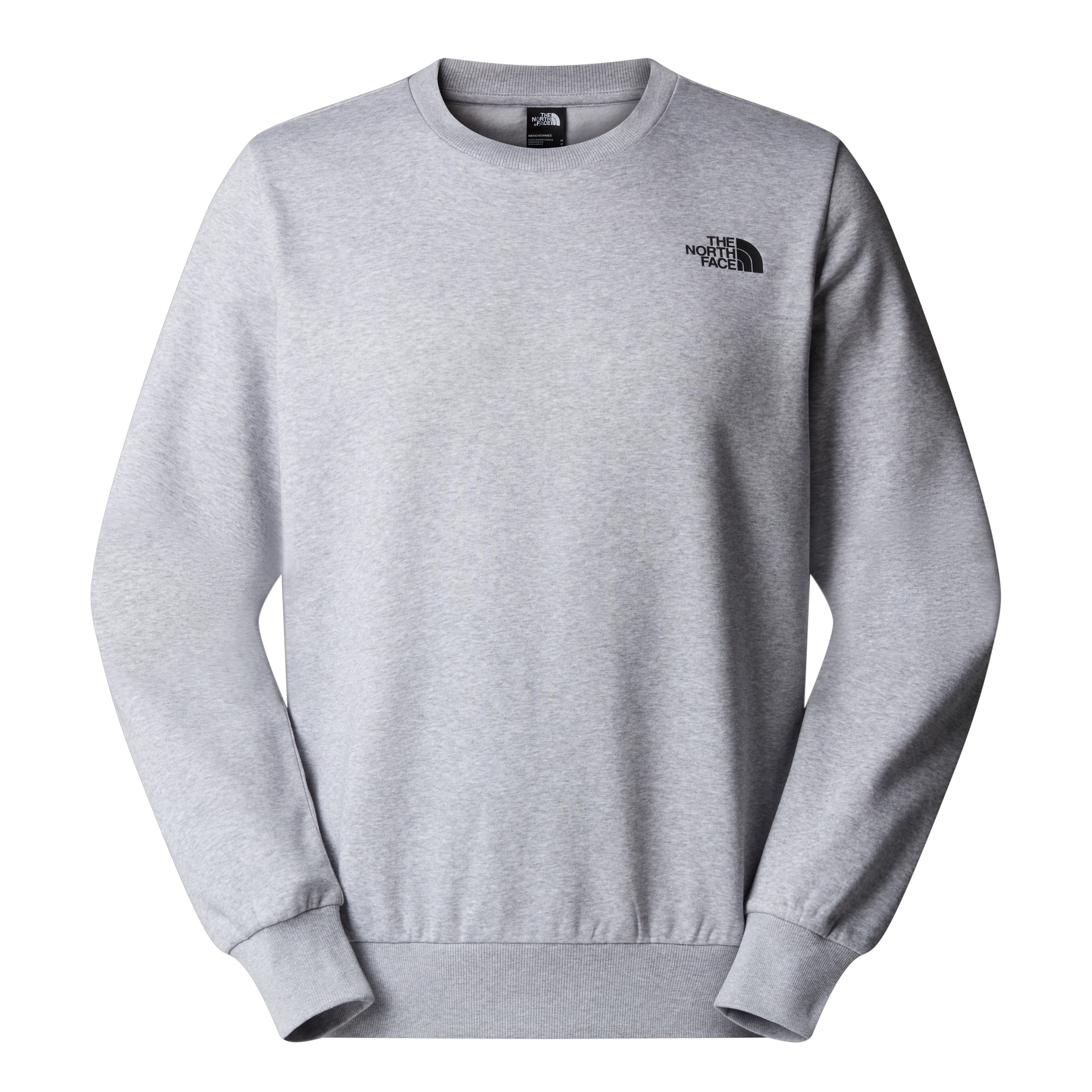 Sweatshirt THE NORTH FACE "M SIMPLE DOME CREW", Herren, Gr. S, grau (tnf light grau heather), Sweatware, Obermaterial: 65% Baumwolle, 35% Polyester, normal, Rundhals, Rippbündchen, Sweatshirts Sweatshirt, für sportlichen Stil im Alltag, aus...