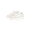 Sneaker CALVIN KLEIN JEANS "CHUNKY CUPSOLE LOW MIX IN", Damen, Gr. 37, weiß (weiß kombiniert), Leder, sportlich, Schuhe, Freizeitschuh, Halbschuh, Schnürschuh mit CK Logo