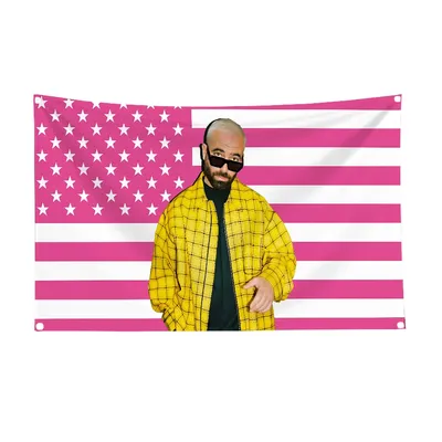 3X5FT Dekorationen Benutzerdefinierte USA Schauspieler Omer Adam Flagge zum Aufhängen dekorative Flaggen für Zimmer Heimdekoration Flaggen und Banner Dekor Image