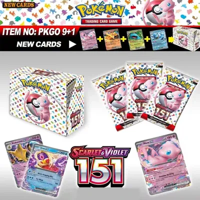 Pokémon PRISMATIC EVOLUTIONS SURGING SPARKS SCARLET&VIOLE 151/Booster-Displaybox Pokemon Booster-Karten Spielkarten Image