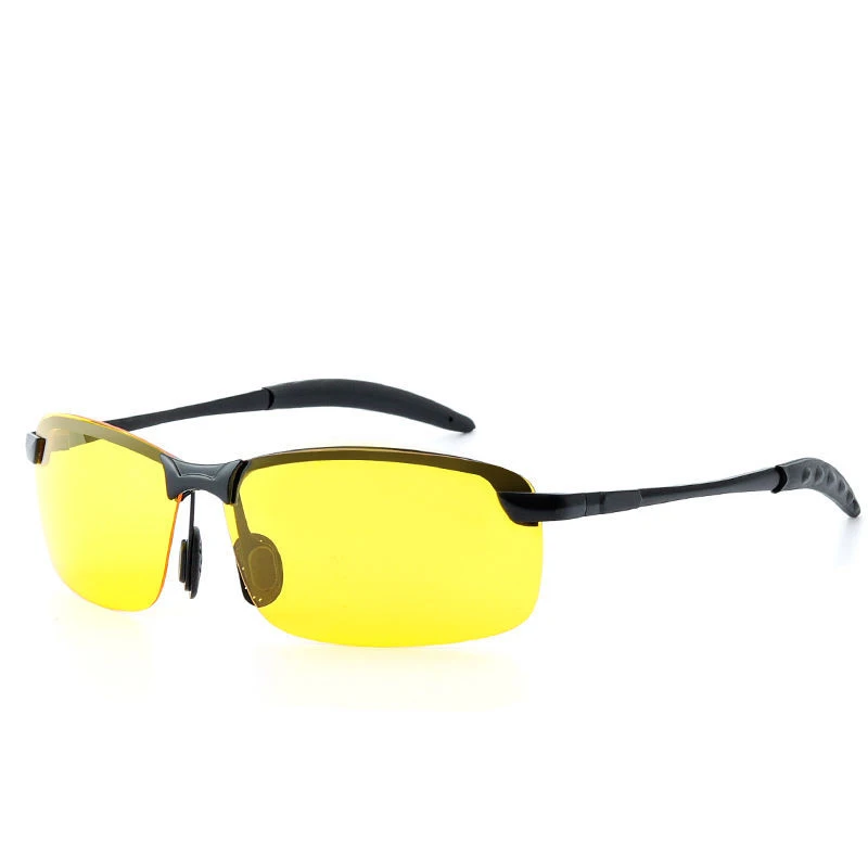 Nachtfahrbrille widersteht starke Lichtblendung Stilvolle polarisierte Nachtsichtbrille UV-Schutz Outdoor-Sportbrille Image