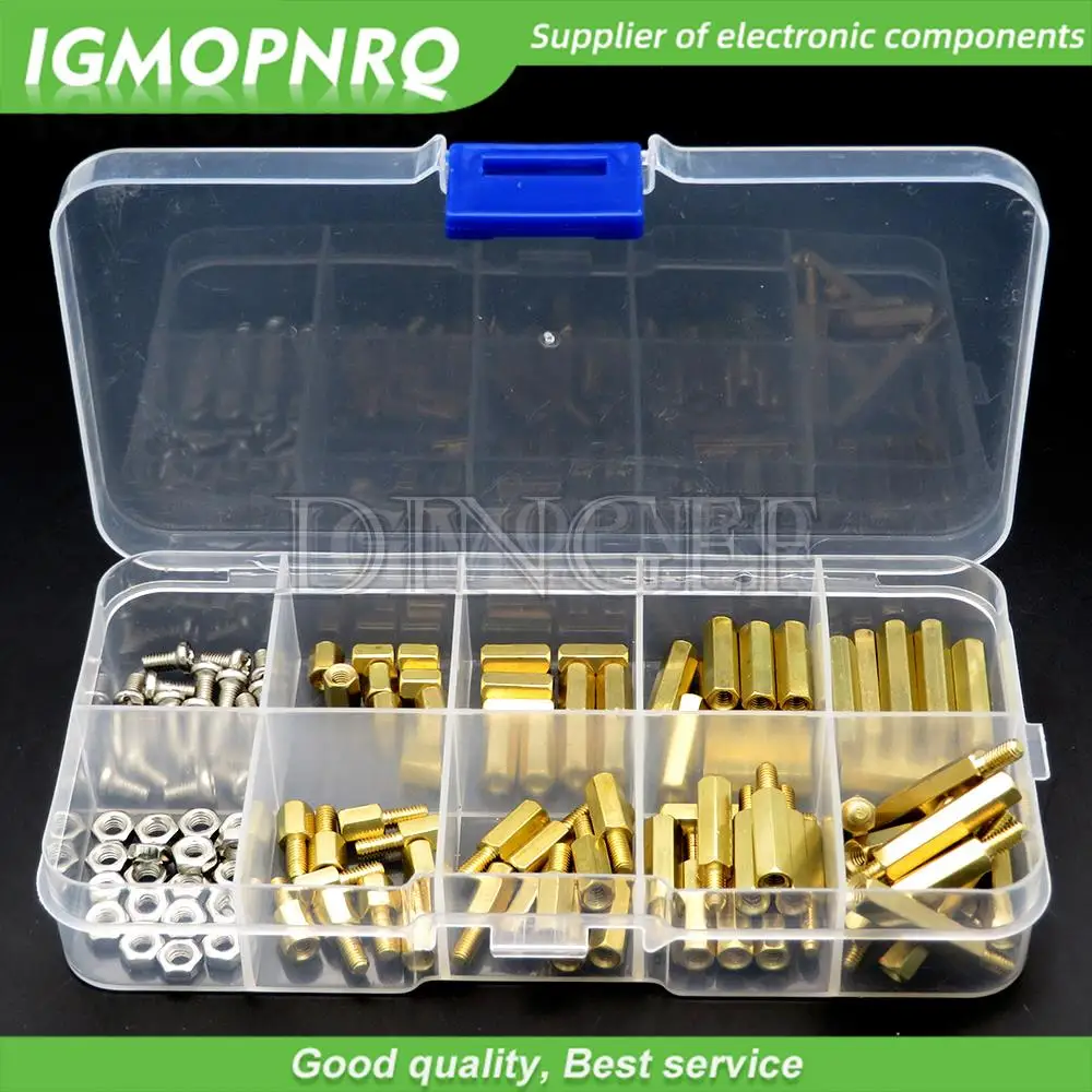 120PCS M3 M2,5 Messing Hex Spalte Standoff Unterstützung Spacer Säule M3 Schraube Mutter Für PCB Board M3x6 M3 * 10 M2,5 * 6 Image