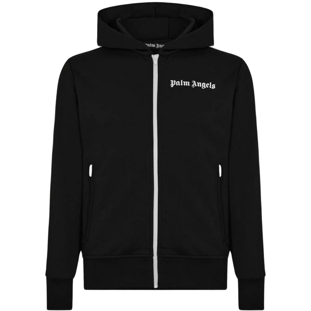 Palm Angels Classic Track schwarze Kapuzenjacke Image