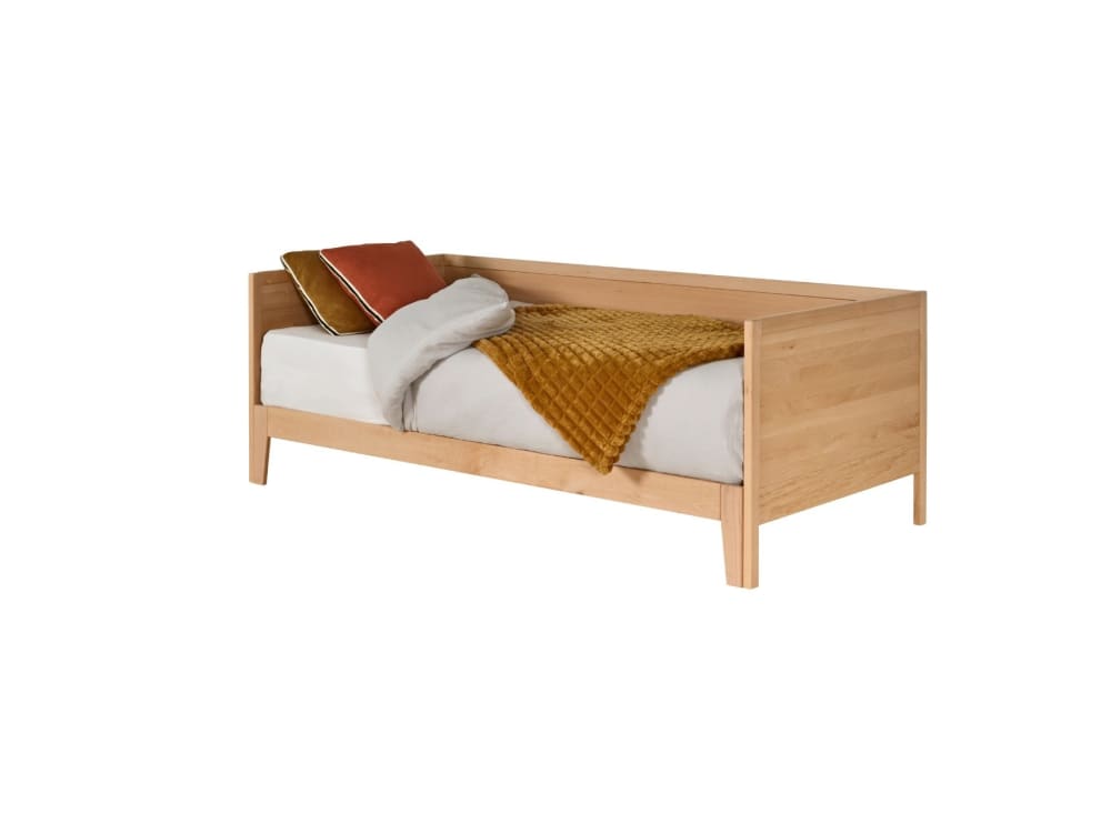 Lit banquette extensible 90x200 Hêtre massif